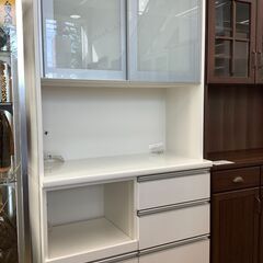 トレファク花小金井店】カップボード/ニトリ/レンジ台/ホワイト/中古 