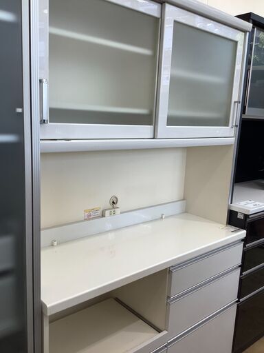 【トレファク花小金井店】レンジボード/Pamouna/食器棚/ホワイト/中古家具/武蔵野市/小平市/小金井市/国分寺市/杉並区/買取/販売
