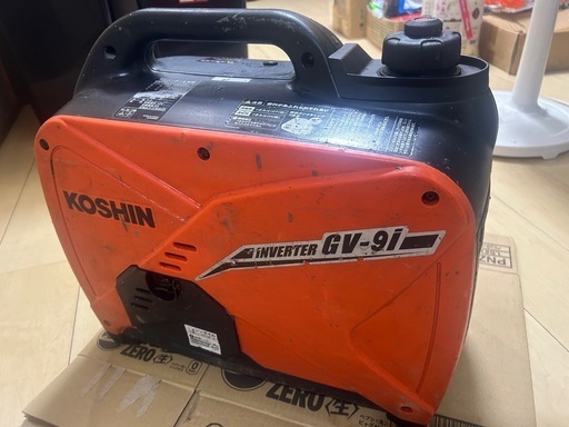 【実働整備済品】KOSHIN 工進　GV-9iインバーター式ポータブル発電機