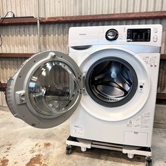 設置まで‼️ IRIS ドラム式洗濯機 7.5kg✨ 2020年製⭕️ 温水洗浄🔥