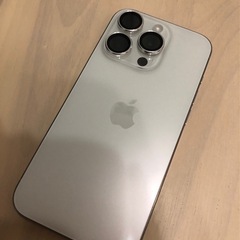 iPhone 15pro ホワイトチタニウム　256GB