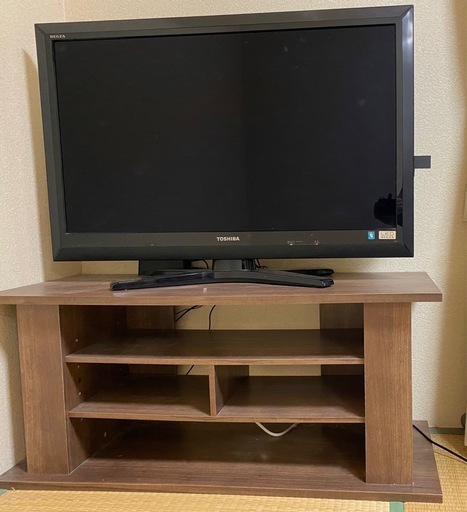 TOSHIBA液晶テレビ 37型  とテレビ台