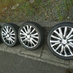 🔶メッキ！アルミホイル！WORK!165.50.16.オールシーズンタイヤセット4本