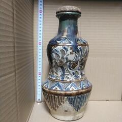 島袋常明作　酒壺　高さ28cm 島袋常明作 酒壺 高さ28cm