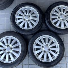中古★ダイハツ純正ホイールタイヤセット★155/65R14　6分山