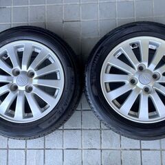 中古★ダイハツ純正ホイールタイヤセット★155/65R14　6分山