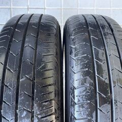 中古★ダイハツ純正ホイールタイヤセット★155/65R14　6分山