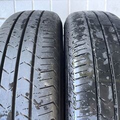 中古★ダイハツ純正ホイールタイヤセット★155/65R14　6分山