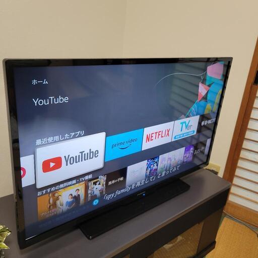 画面傷なし／2019年製■40型フルハイビジョン液晶テレビ