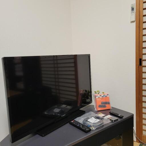 画面傷なし／2019年製□40型フルハイビジョン液晶テレビ