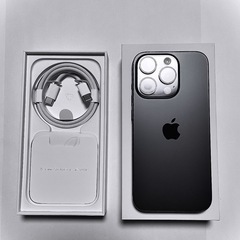 iPhone15pro 128GB SIMフリー　ブラックチタニウム