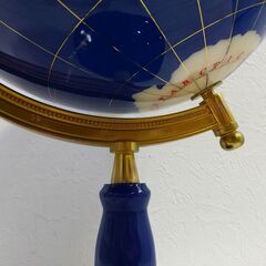 大型 高級天然石の地球儀/手作り工芸品/パワーストーン/天然石/ラピスラズリ/螺鈿細工/世界オブジェ/置物/C0DW0210 大型 高級天然石の地球儀/手作り工芸品/パワーストーン/天然石