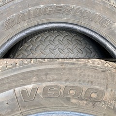 BS BRIDGESTONE V600 165R14LT 6PR 14インチ 夏タイヤ 4本 19年製 バリ溝 ADバン プロボックス サクシード等