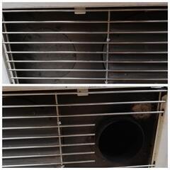 【引取限定】煙突式 石油ストーブ / サンデン KE-102RS 現状品