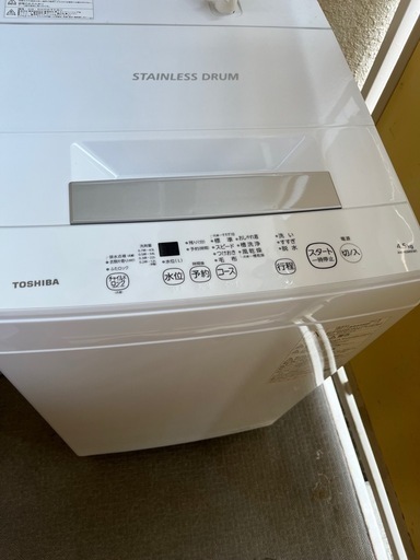 洗濯機TOSHIBA4.5 美品\n