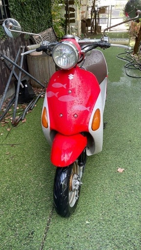 【商談中】　　レッツ4 原付　50cc バイク‼️書類あり！