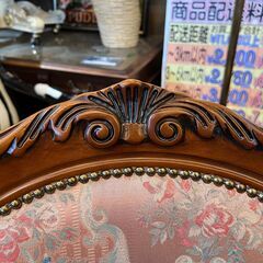 【愛品館八千代店】イタリア製　ロココ調　チェア　２脚セット