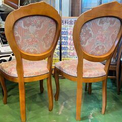 【愛品館八千代店】イタリア製　ロココ調　チェア　２脚セット