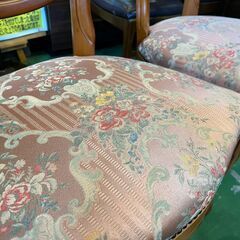 【愛品館八千代店】イタリア製　ロココ調　チェア　２脚セット