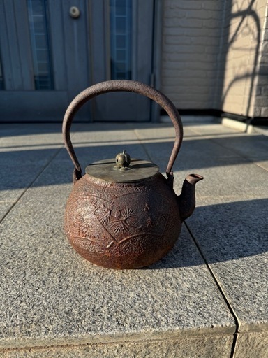 龍文堂造 鉄瓶
