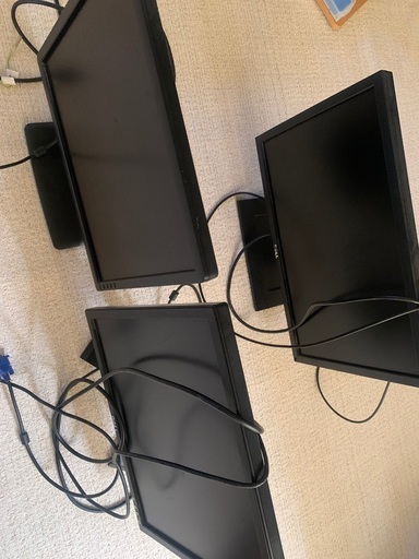 PCモニター3点セットです。