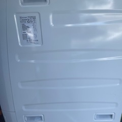 美品　ドラム式洗濯乾燥機 左開き ES-S7E-WL 2020年式