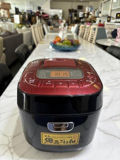 アイリスオーヤマ 炊飯器 DKRC-MB30-RE 2020年製 3合 レッド