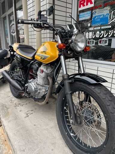 ホンダFTR223 希少イエローカラーオークスローンおk 現状25万 タンク