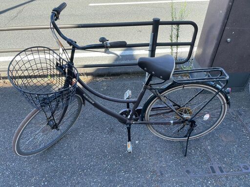 自転車　No.1383　ブラウン　SUB CREW　26インチ　LEDオートライト　※切替故障【リサイクルショップどりーむ天保山店】