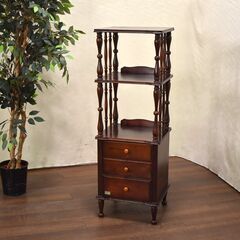 【9/10直販】≪zyt1639ジ≫ Hakuho Furniture GLASGOW オープンシェルフ 飾り棚 ビンテージ家具/電話台/花台/置台/飾り台/レトロ/中古家具/宮城県仙台市 60802-02 ≪zyt1639ジ≫ Hakuho Furniture GLASGOW オープンシェルフ 飾り棚