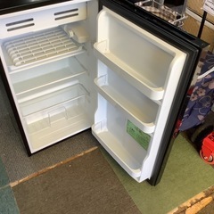 【リサイクルサービス八光】2019年製　アイリスオーヤマ　冷蔵庫 ブラック KRJD-9GA-B [93L /1ドア /右開きタイプ]