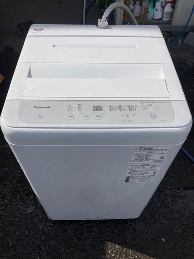 ほぼ傷無し美品　22年製　パナソニック　5kg 全自動洗濯機　格安で