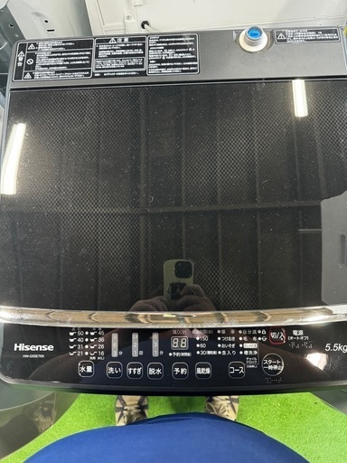ご来店時、ガン×2お値引き‼️ Hisense(ハイセンス) 2019年製5.5 kg 洗濯機