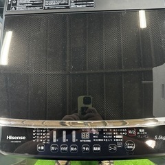 ご来店時、ガン×2お値引き‼️ Hisense(ハイセンス) 2019年製5.5 kg 洗濯機🎉