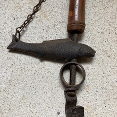 囲炉裏の自在鍵　当時もの　レトロ　古民家
