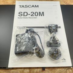 🌟安心の動作保証有🌟TASCAM/SD-20M/Solid State Recorder SDカードレコーダー 保証有り【愛千130】