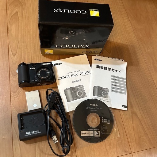 Nikon COOLPIX P5100 ブラック 動作品 ニコンコンデジ