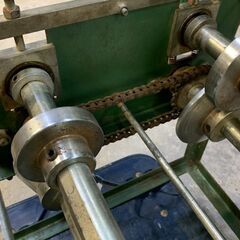 群機工業　手動式板金折り曲げ機　型式・詳細不明【中古品】