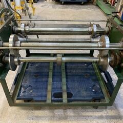 群機工業　手動式板金折り曲げ機　型式・詳細不明【中古品】