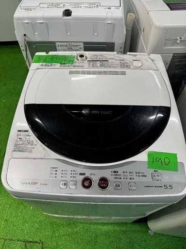 ご来店時、ガン×2お値引き‼️ SHARP(シャープ) 2011年製 5.5kg 洗濯機