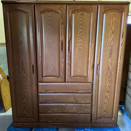 大型収納家具 収納タンス 箪笥 古家具 大型家具