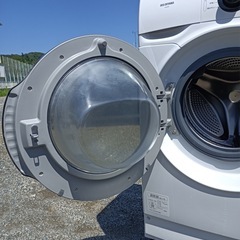 ★F1795【2021年★高年式】アイリスオーヤマ　ドラム式洗濯機FL81R-W