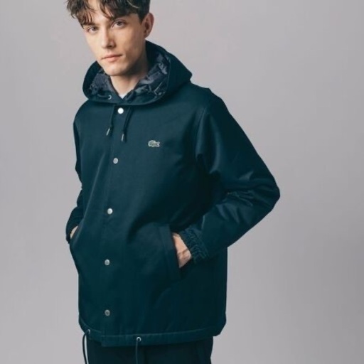 美品 ラコステのコート 極美品 ラコステ ウールコート キルティング