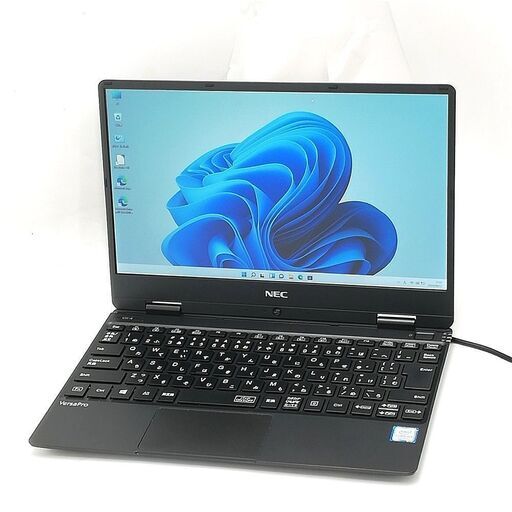 赤字覚悟 高速SSD フルHD 12.5型ワイド ノートパソコン NEC PC-VKA11HZQ4 中古良品 第8世代CoreM 無線 Bluetooth カメラ Windows11 Office