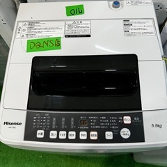 ご来店時、ガン×2お値引き‼️ Hisense（ハイセンス) 2018年製 5.5kg 洗濯機🎉