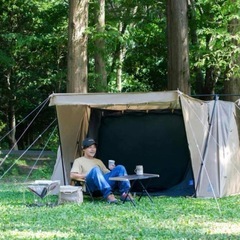 新品未開封 ホールアース パップテント ソロ 1人用 BBQ 日除けテント