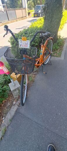 【リサイクルショップどりーむ鹿大前店】No.1568　自転車　26インチ　カゴ付　写真参照
