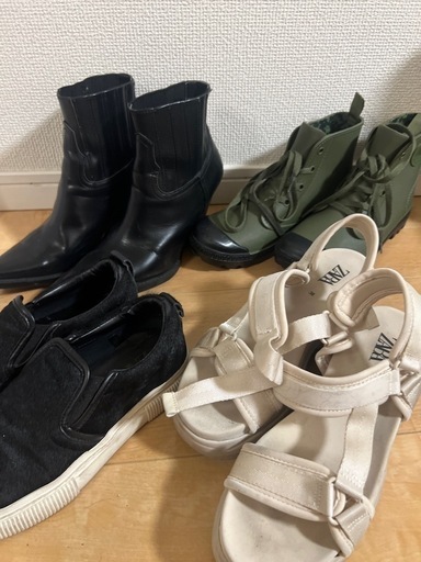 ブーツ　靴　4足まとめて