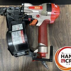 中古】MAX マックス 高圧釘打機 HN-65Z1 ケース,取扱説明書,保護メガネ 