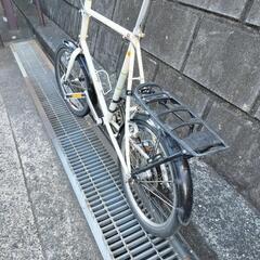 BRUNO ブルーノ　クロモリ　ミニベロ　20インチ　白